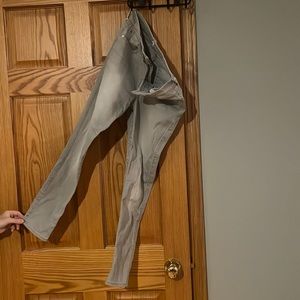 7 For All Mankind gray skinny jeans